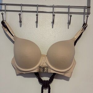 Victoria's Secret Cream Push-Up Bra.